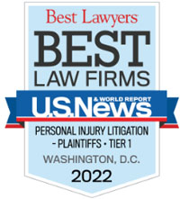 Best Lawyers Best Law Firms | U.S. News & World Report | Personal Injury Litigation - Plaintiffs Tier One | Washington DC 2022